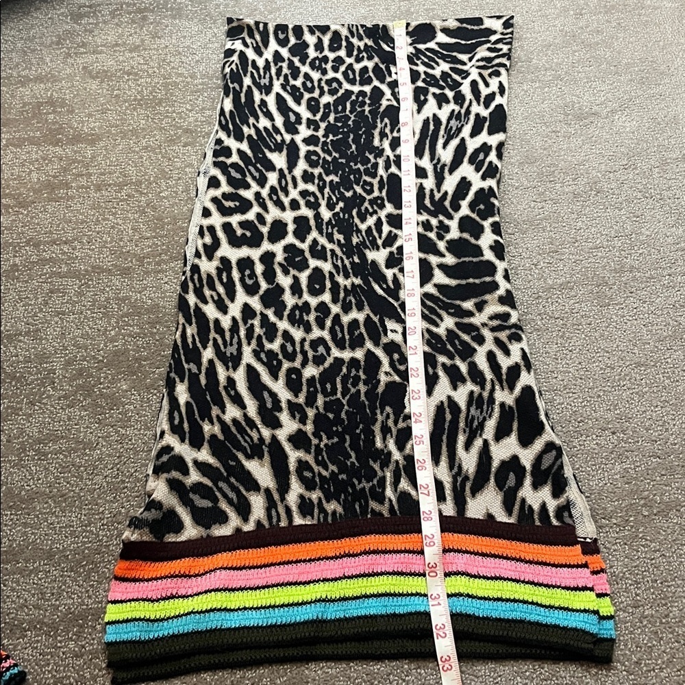 NWT Lisa Todd Cotton Scarf and Hat Set in Chalk Combo - Picture 6 of 8